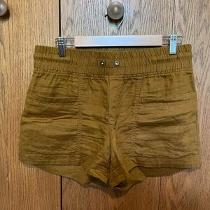 Athleta Cabo Linen Shorts